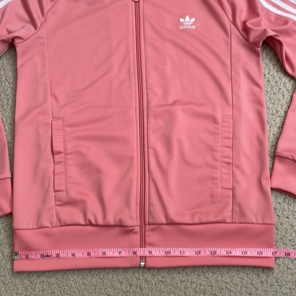 Adidas peachy pink track jacket womens - Picture 12 of 13